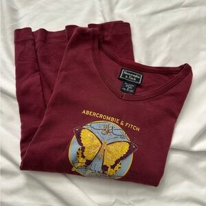 Vintage A&F Arabic Baby Tee